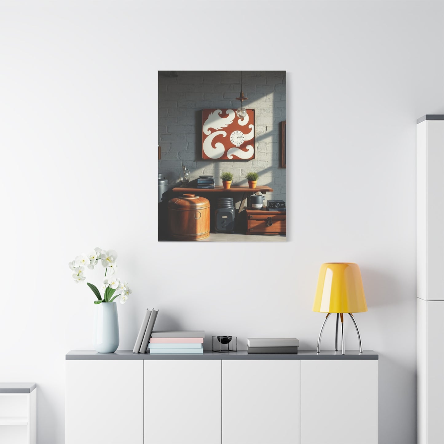 Refined Industrial Aesthetics Wall Art & Canvas Print