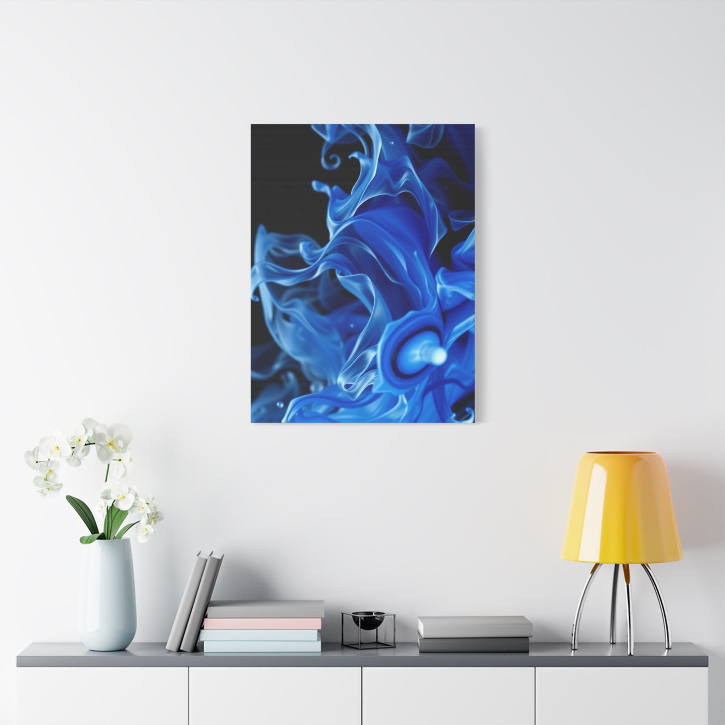 Collection Black, White & Blue Art Art Wall Art & Canvas Print