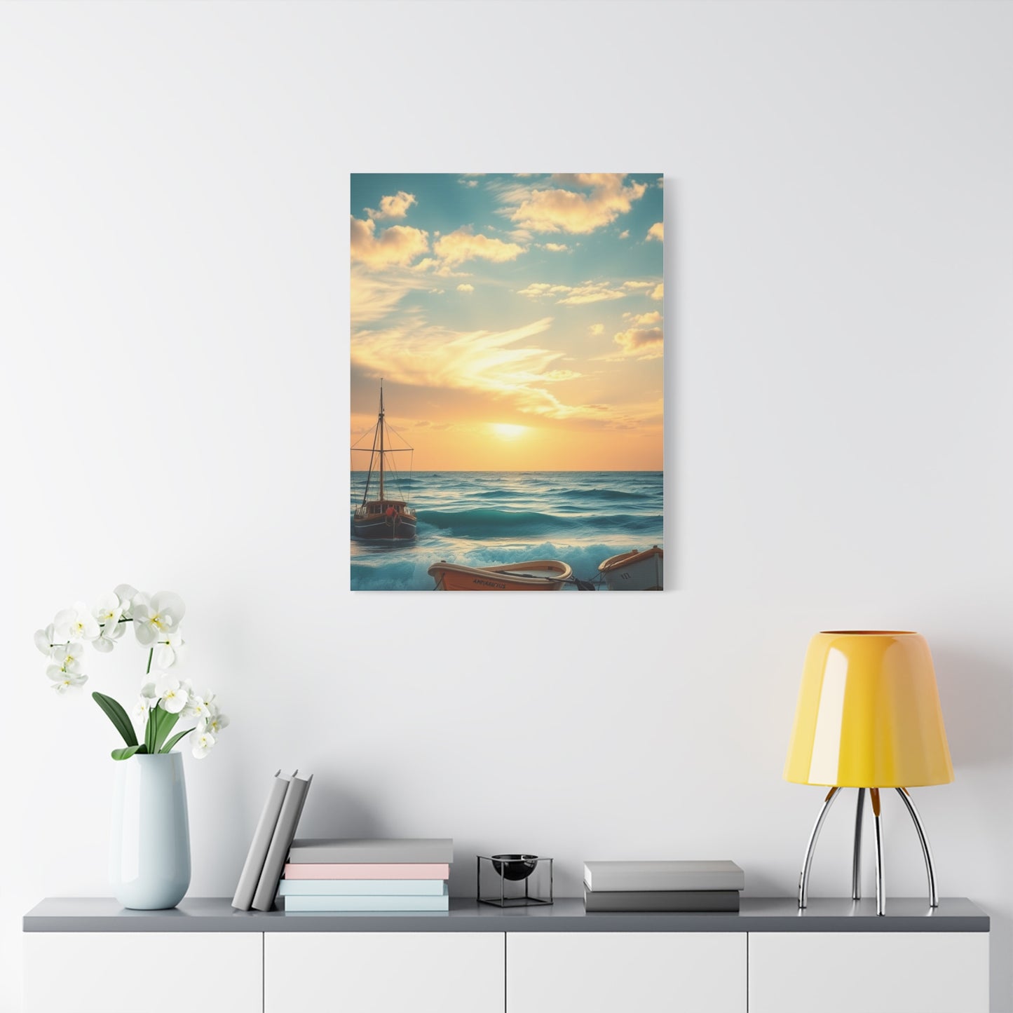 Modern Shores Opulence Wall Art & Canvas Print