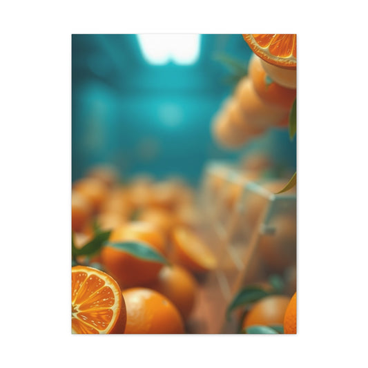Tangerine Illumination Art Wall Art & Canvas Print