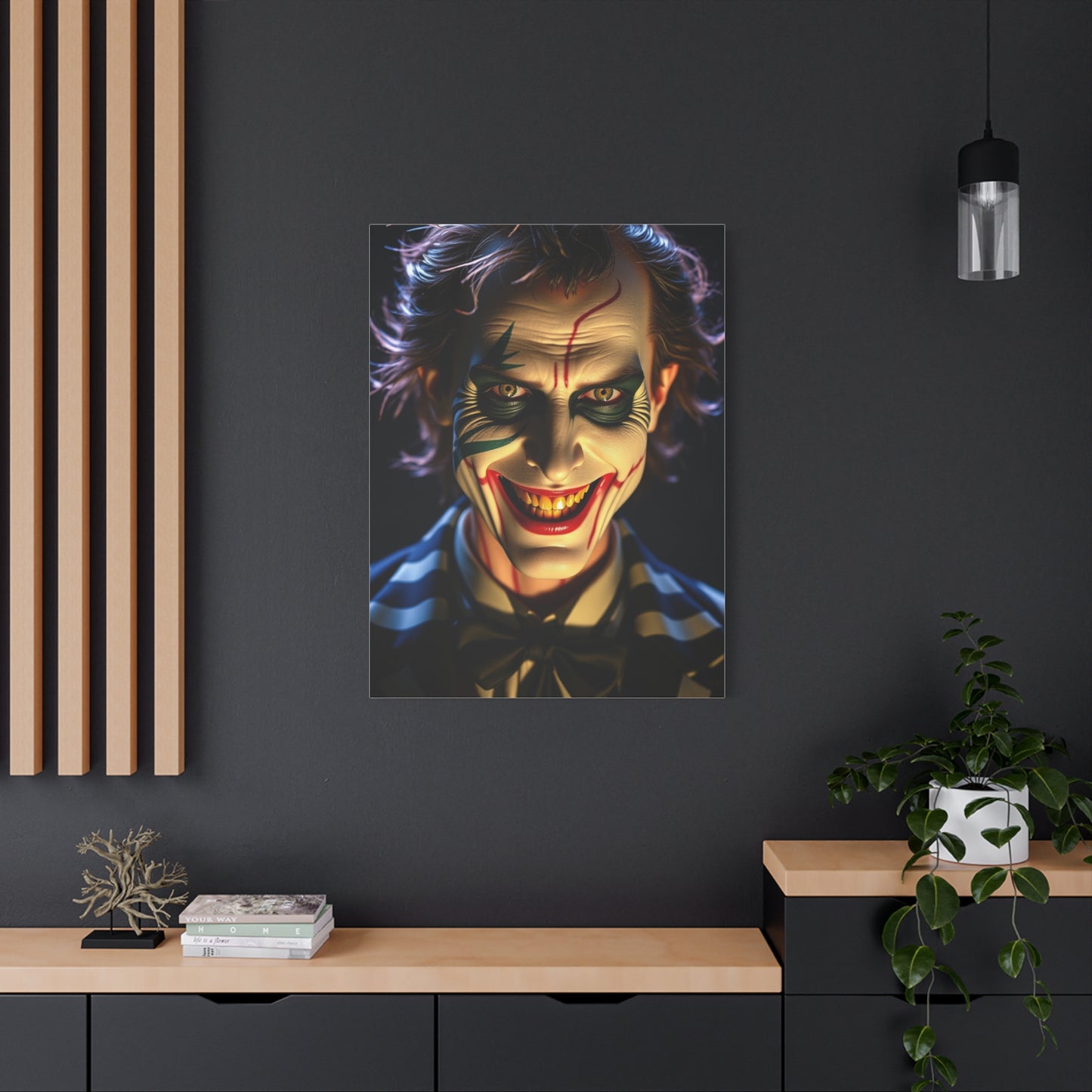Beetlejuice (Film Series) Characters Art Luxury Canvas Wall Art & Canvas Print