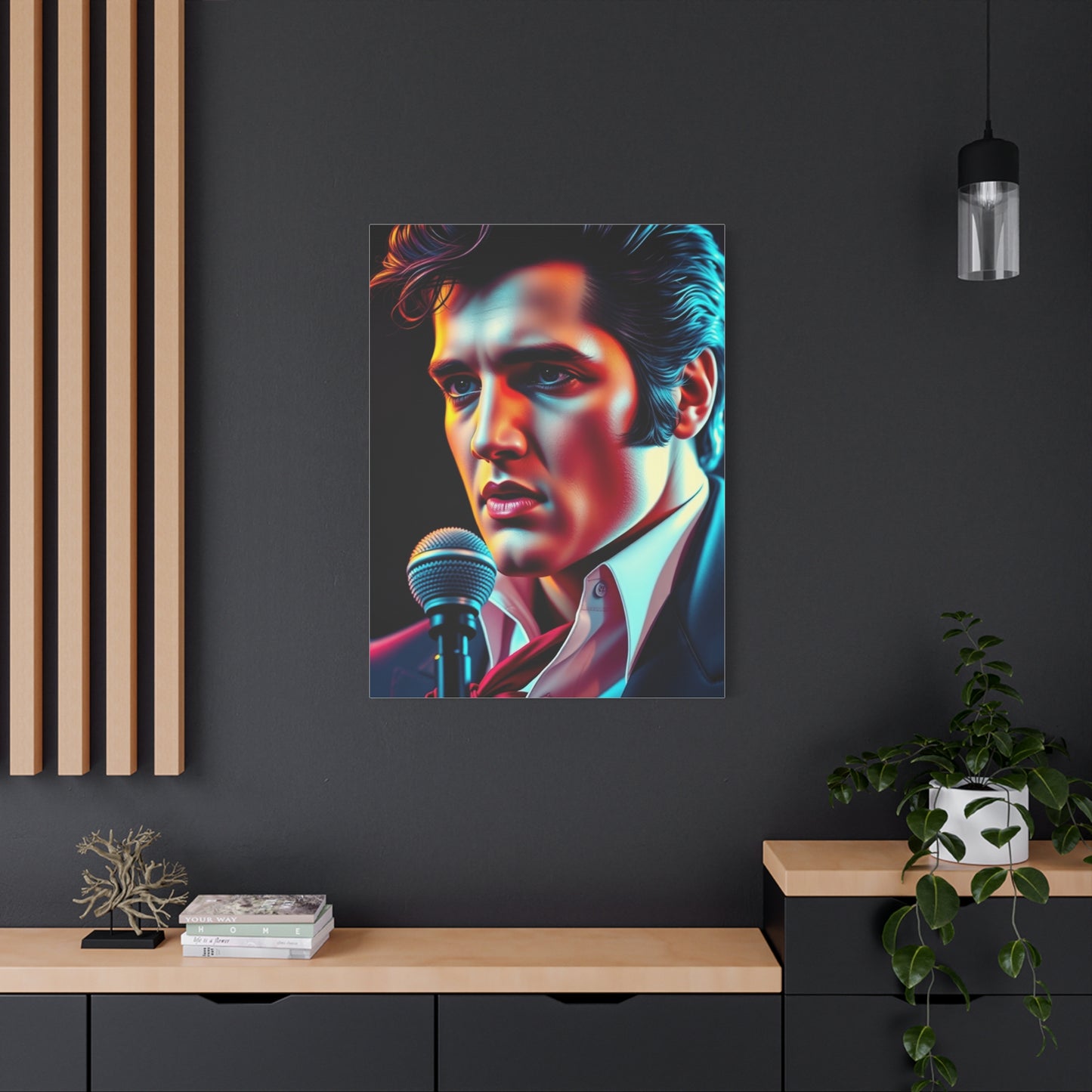Vision Elvis Presley Art Art Wall Art & Canvas Print