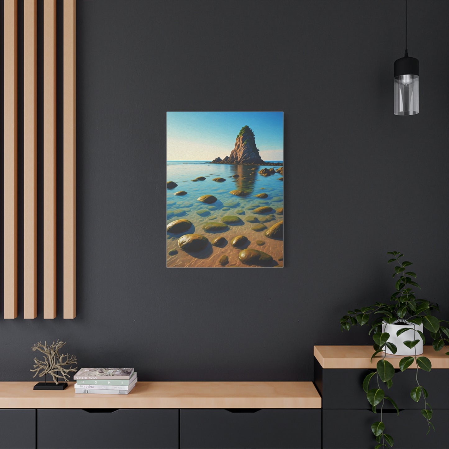 Coastal Tidepool Rock Sanctuary Wall Art & Canvas Prints