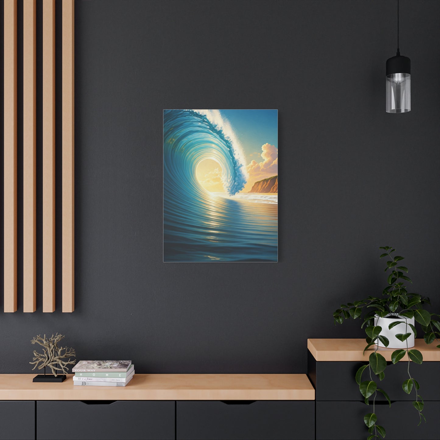 Sunset Tide Glow Coastal Wall Art & Canvas Prints