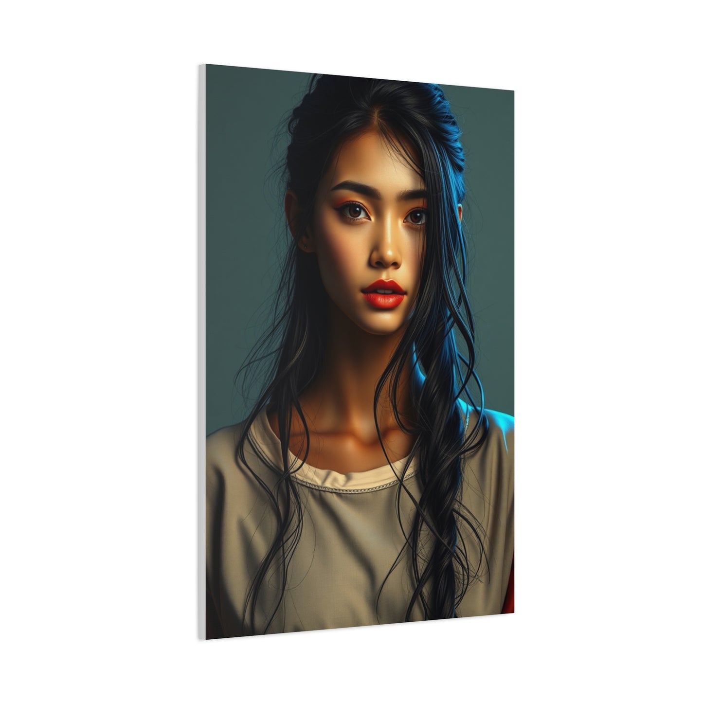 Whimsical Lady Masterpiece Wall Art & Canvas Print