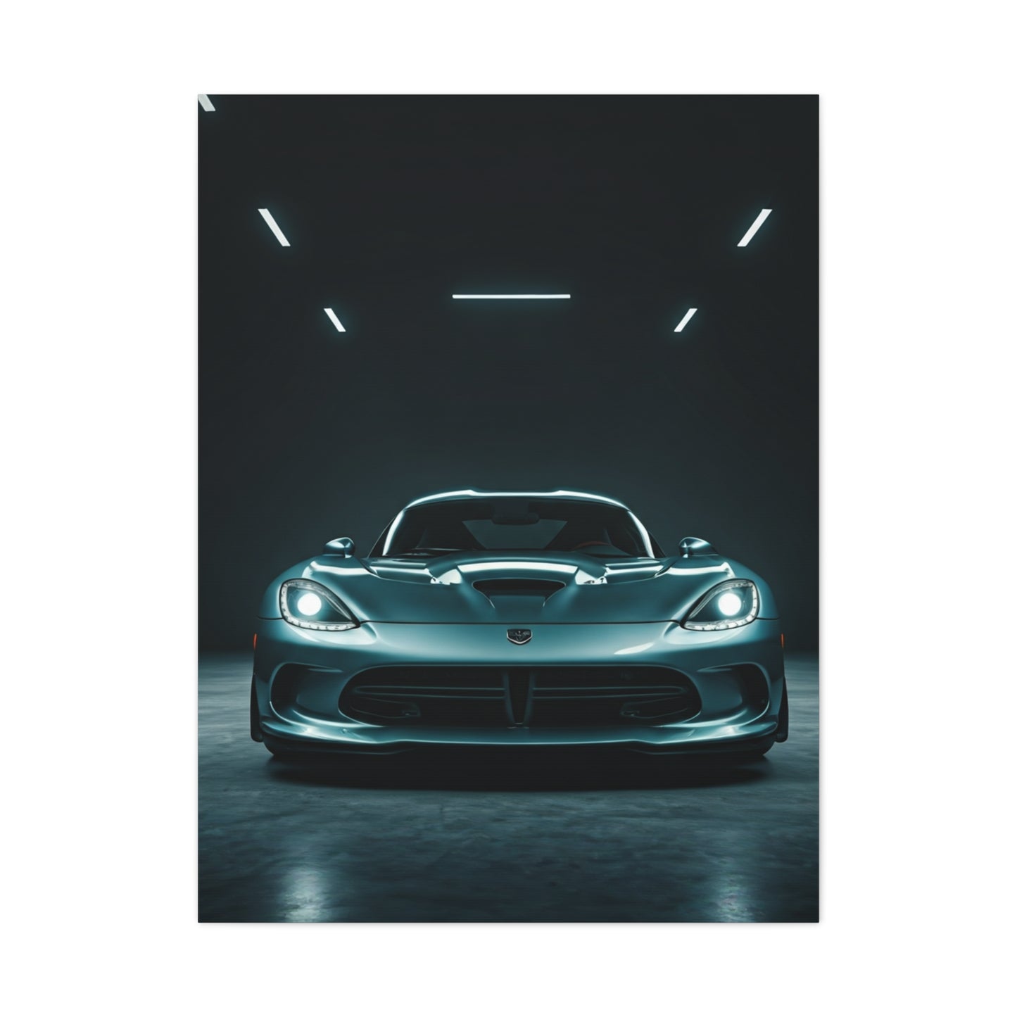 Dodge Viper Showroom Centerpiece Wall Art & Canvas Prints