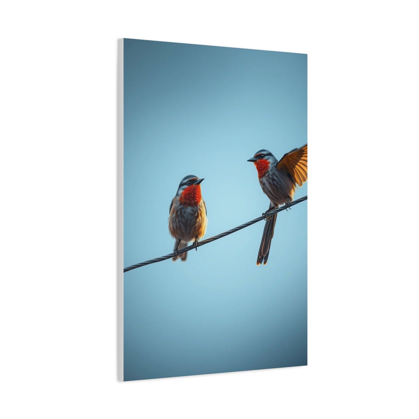 Elite Birds On a Wire Art Vision Wall Art & Canvas Print