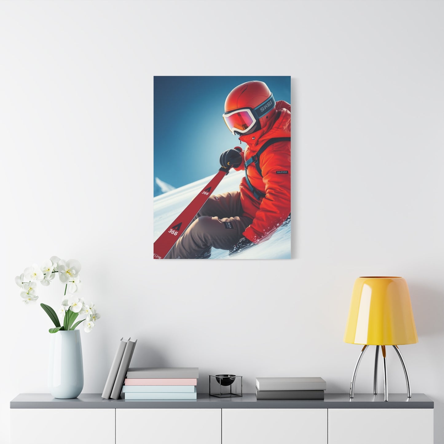 Skiing Art Luxury Canvas Wall Art & Canvas Print
