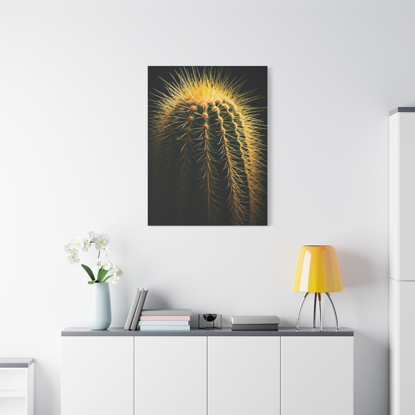 Desert Stone Barrel Cactus Wall Art & Canvas Prints