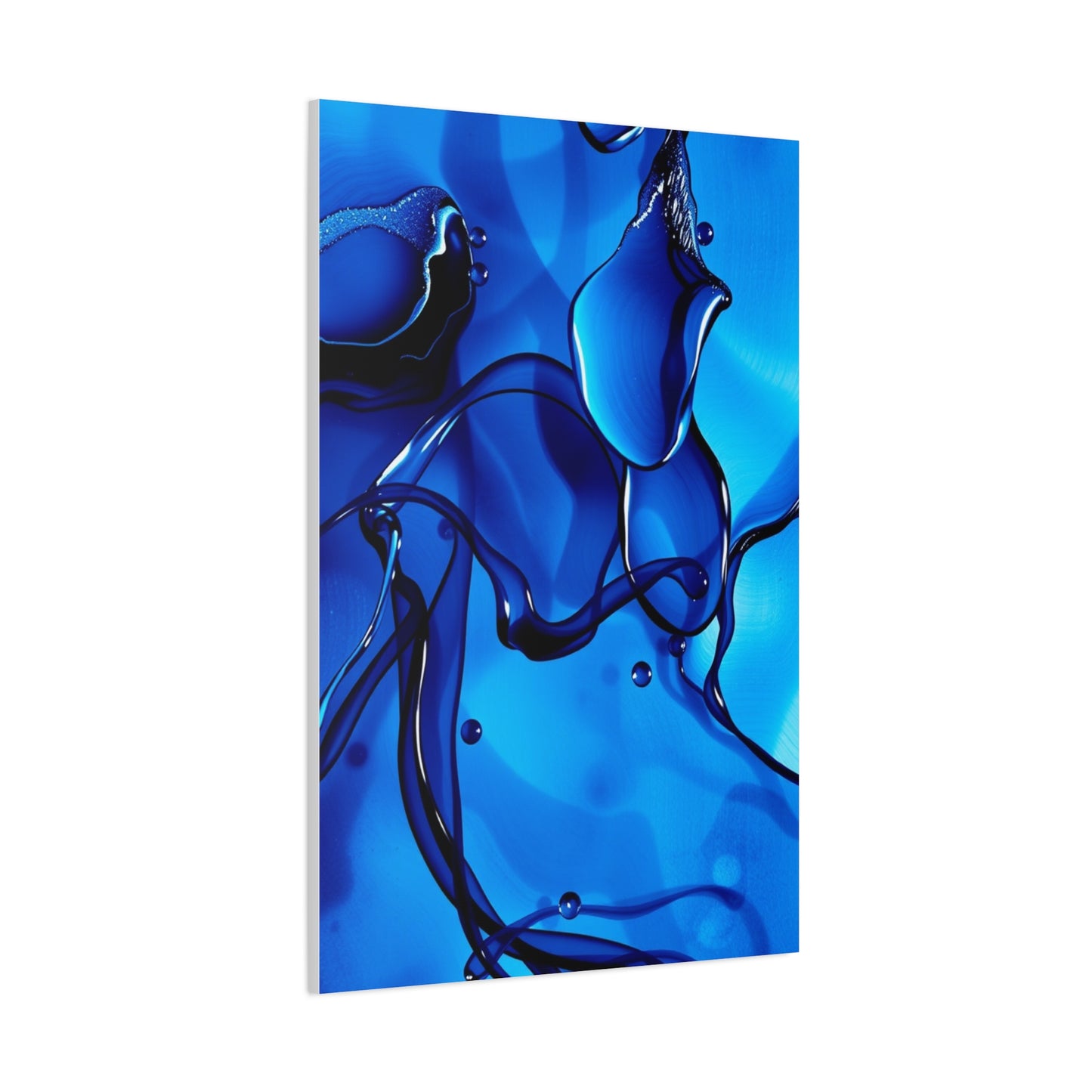 Blue Abstract Art Luxury Canvas Wall Art & Canvas Print