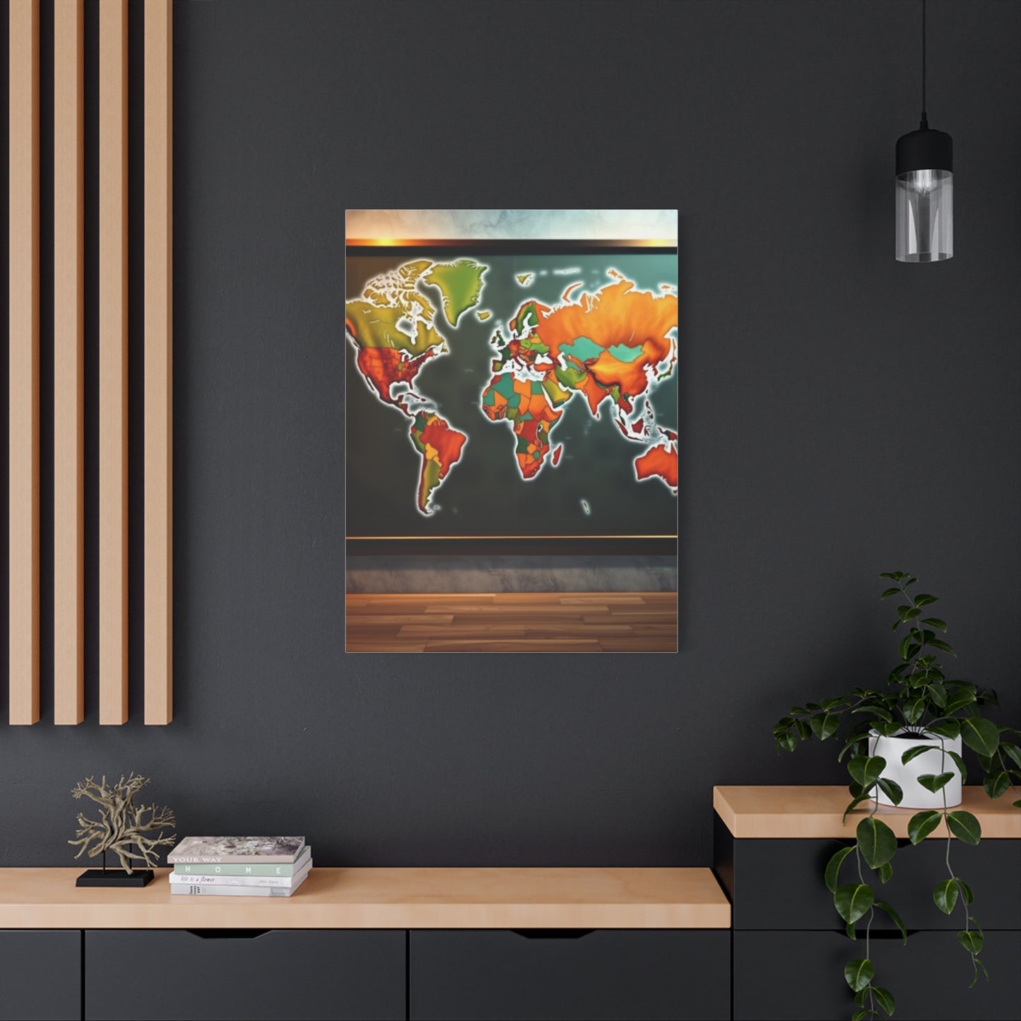 Masterpiece World Map Art Vision Wall Art & Canvas Print