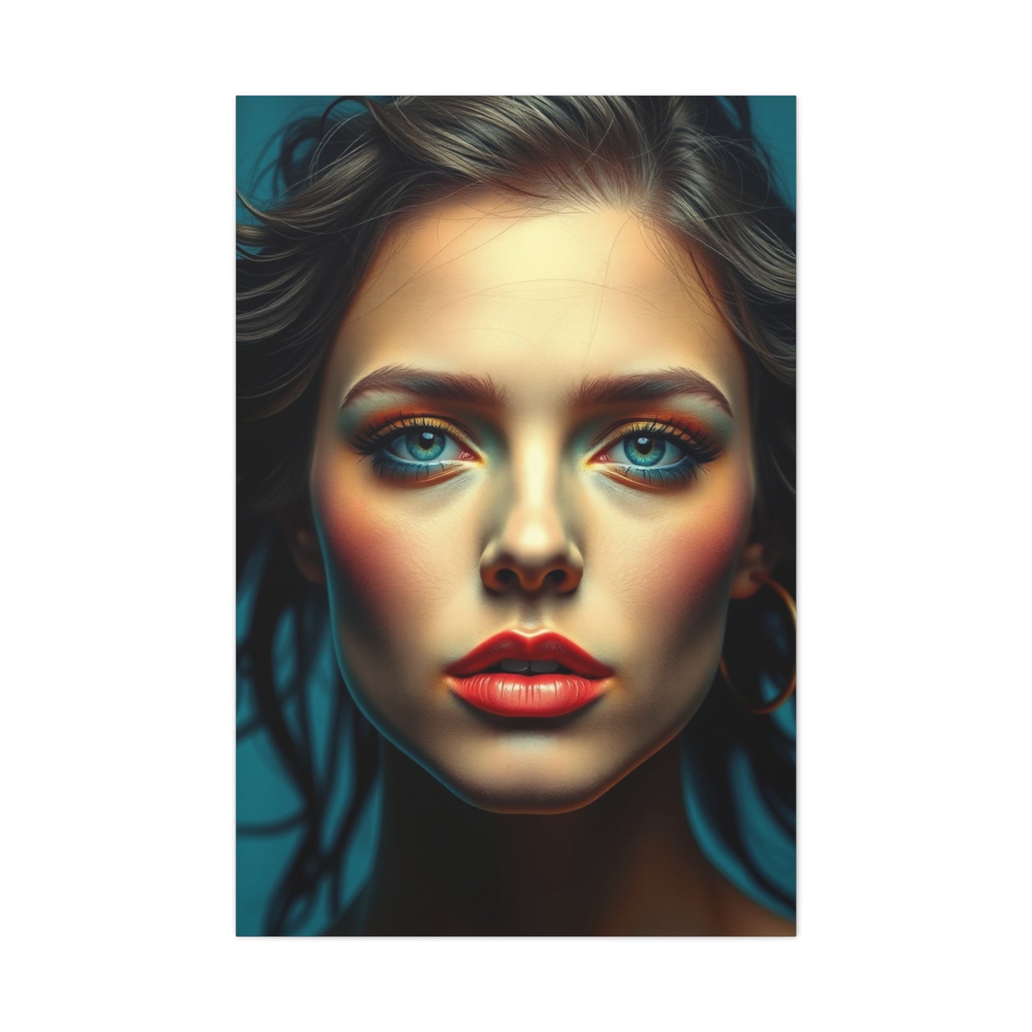 Masterpiece Blue Music Art Vision Wall Art & Canvas Print