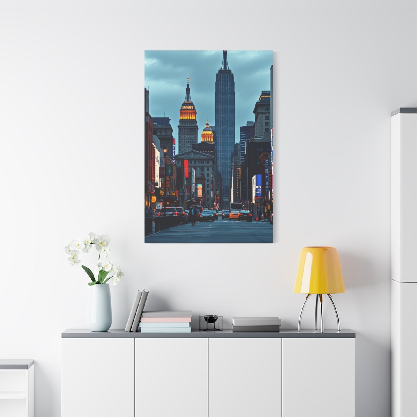 City Lights Euphoria Art Wall Art & Canvas Print