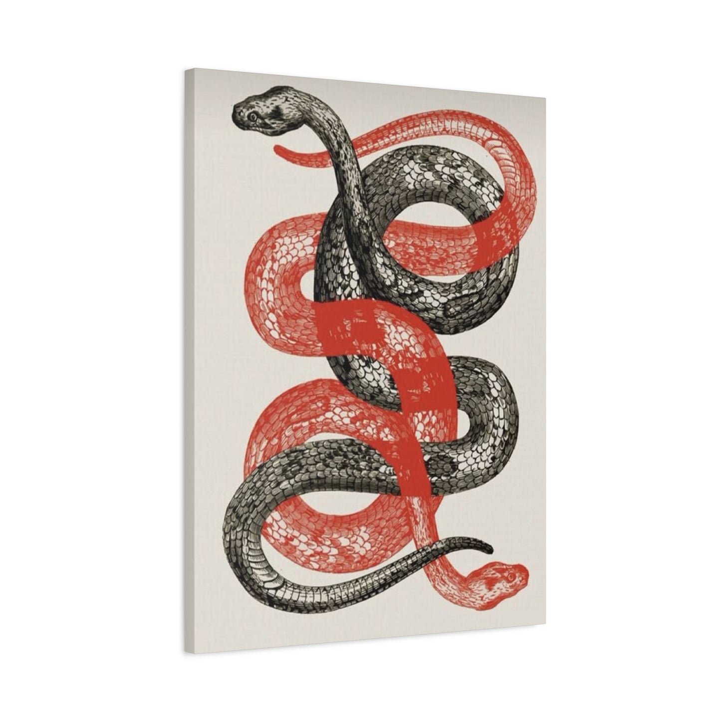 Red And Black Snake Wall Art & Canvas Prints