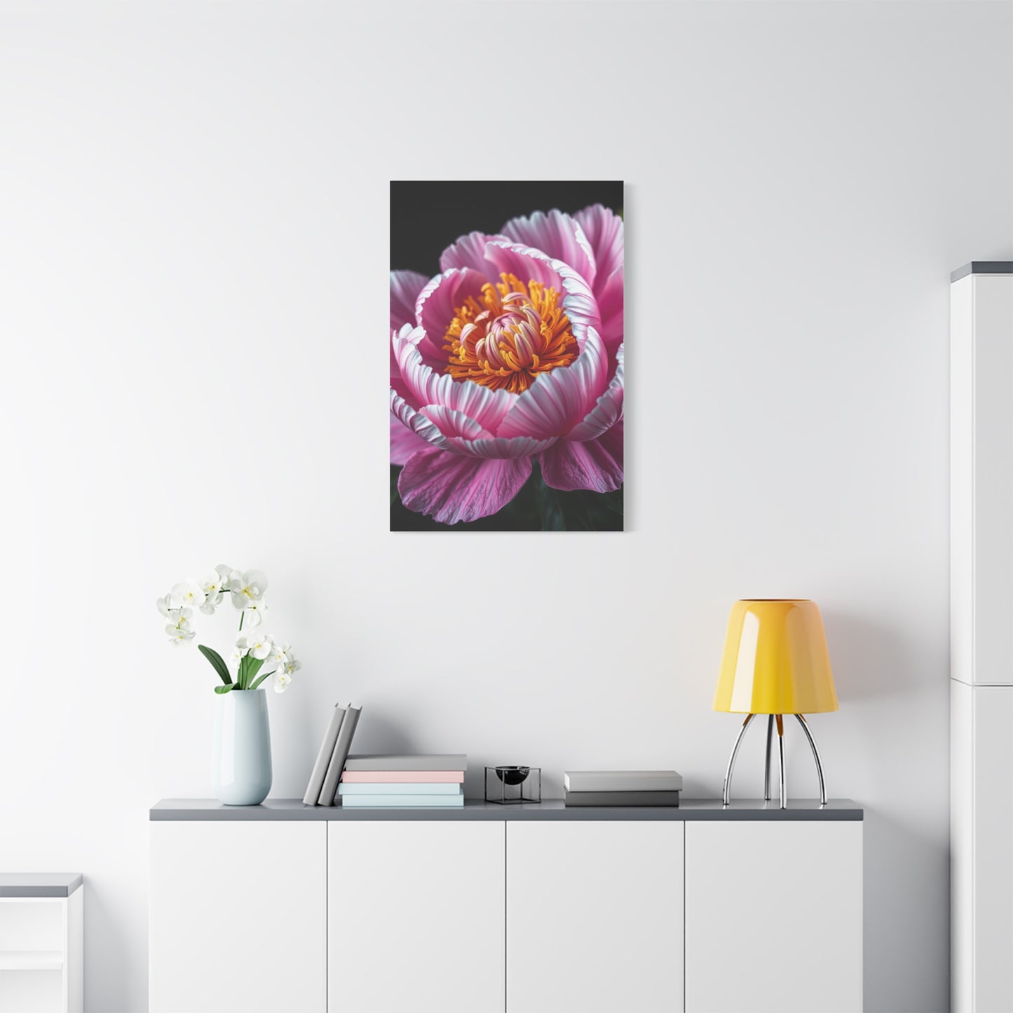 Celestial Peony Elegance Wall Art & Canvas Print