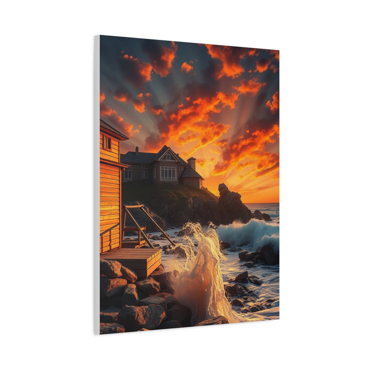 Tidal Tranquility Creation Wall Art & Canvas Print