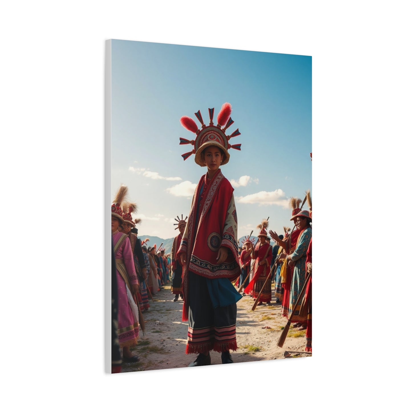 Folk Art Luxury Canvas Wall Art & Canvas Print