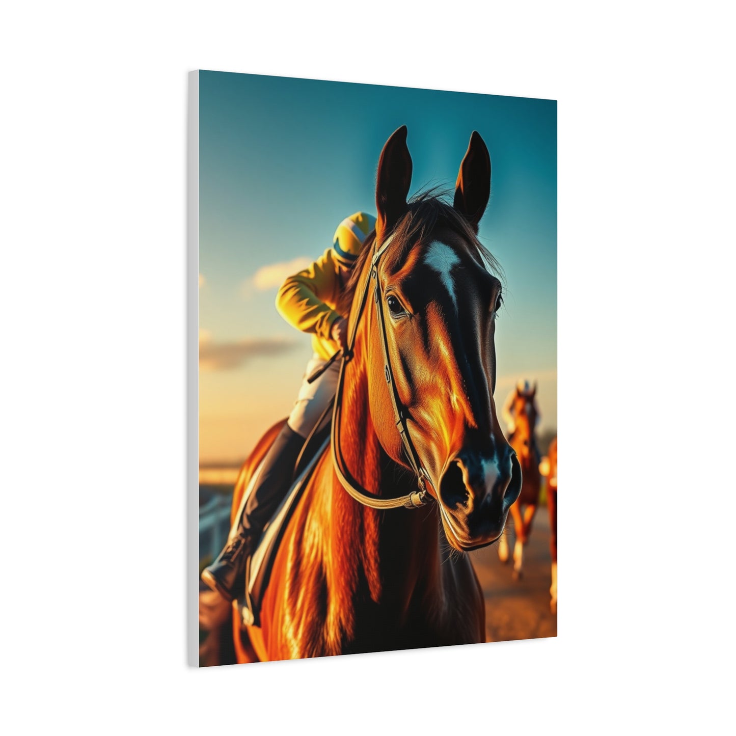 Masterpiece Horse Racing Art Vision Wall Art & Canvas Print