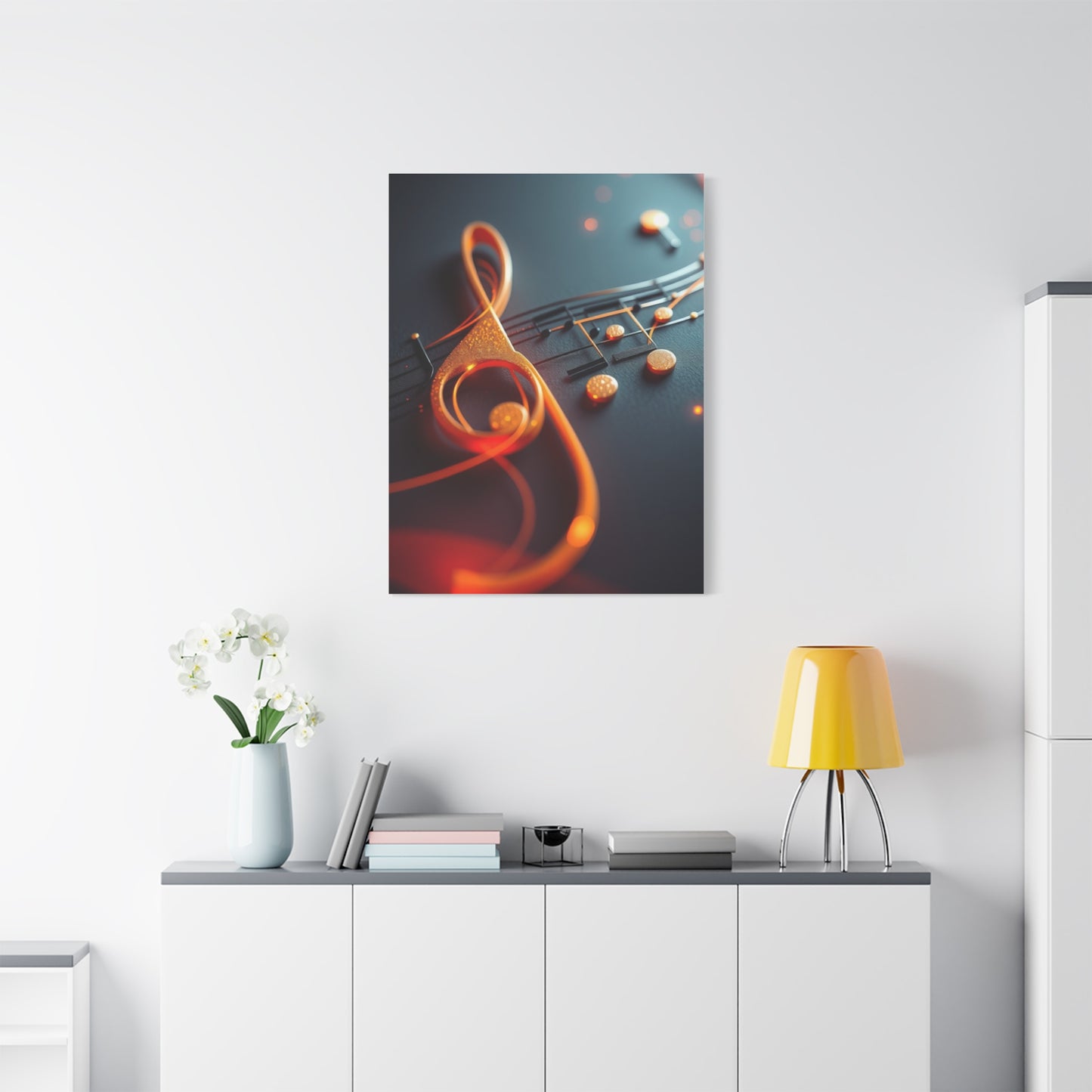 Vision Musical Notes Art Art Wall Art & Canvas Print