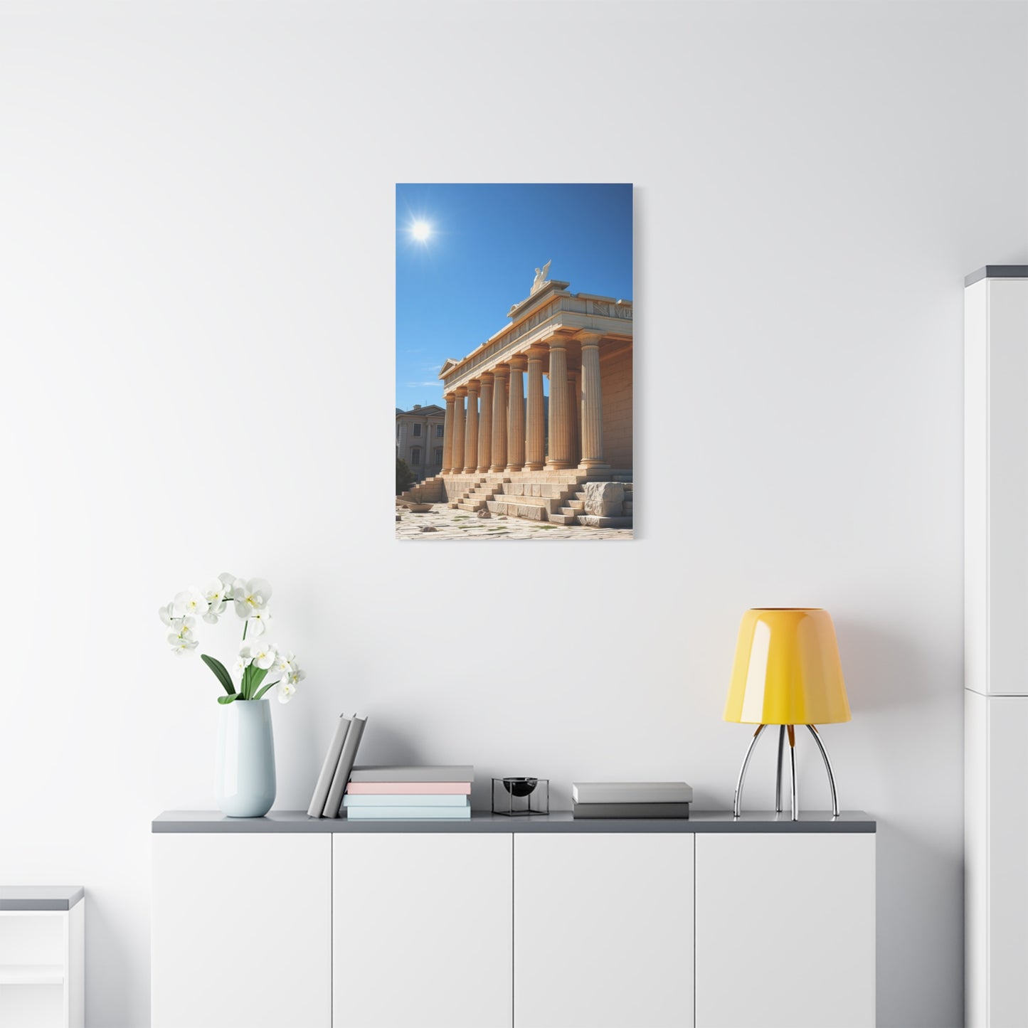 Hellenic Elegance Canvas Wall Art & Canvas Print