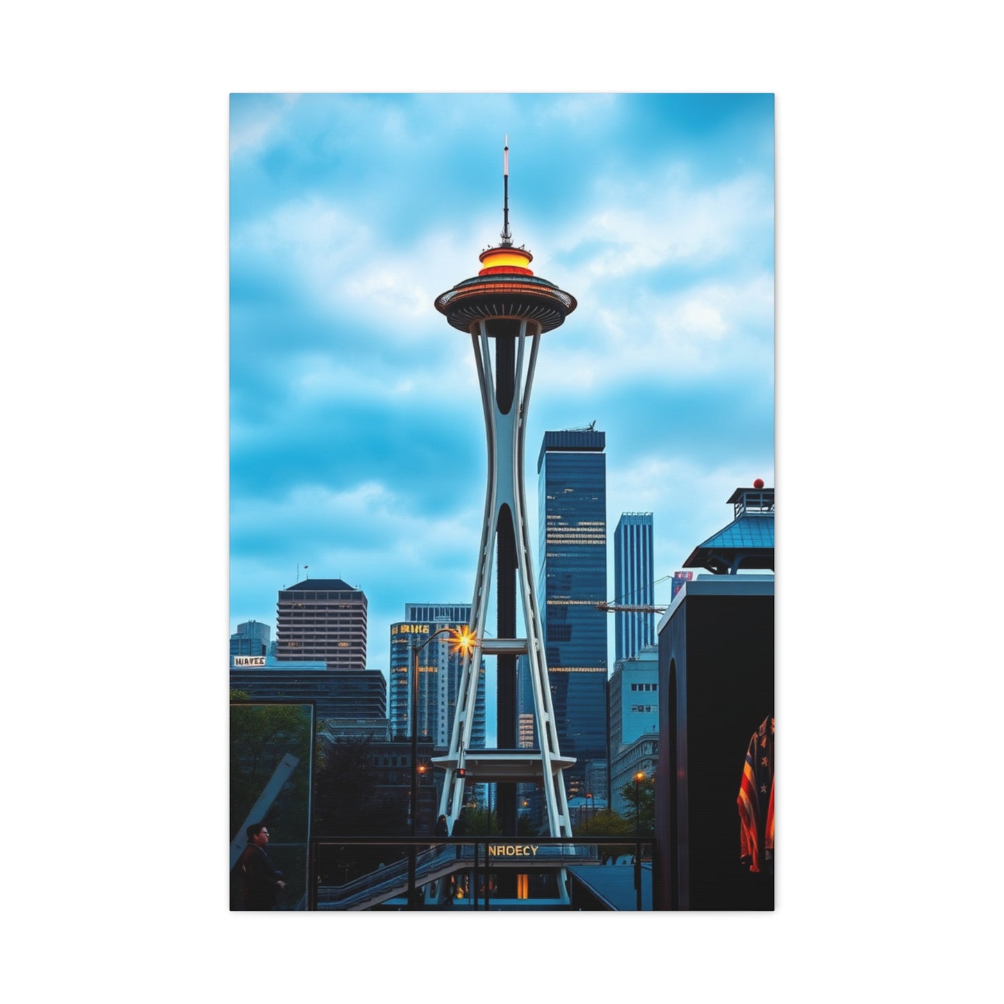 Vision Seattle Art Art Wall Art & Canvas Print