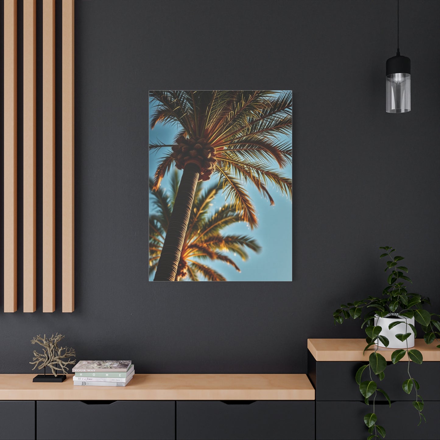 Majestic Palms Artwork Wall Art & Canvas Print