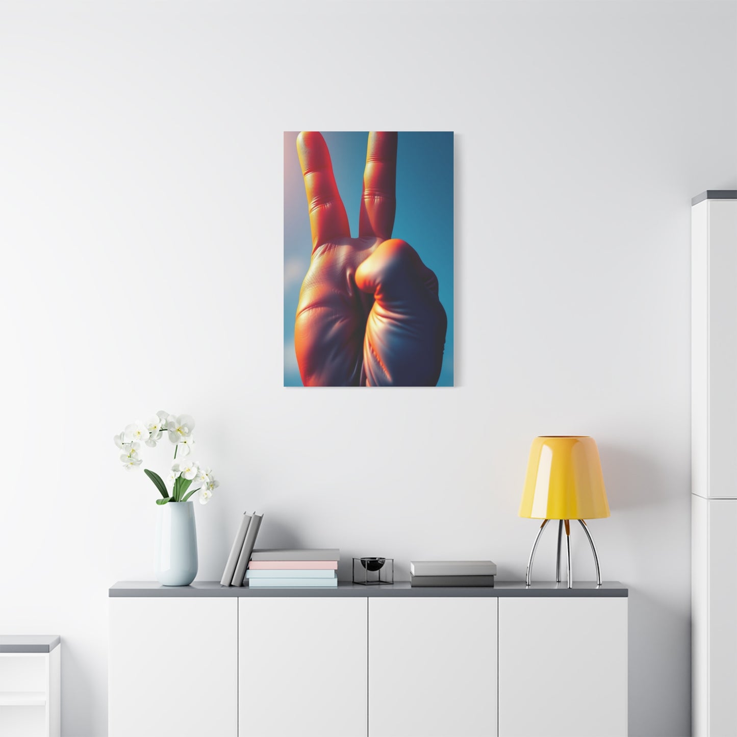 Masterpiece Peace Sign Art Vision Wall Art & Canvas Print