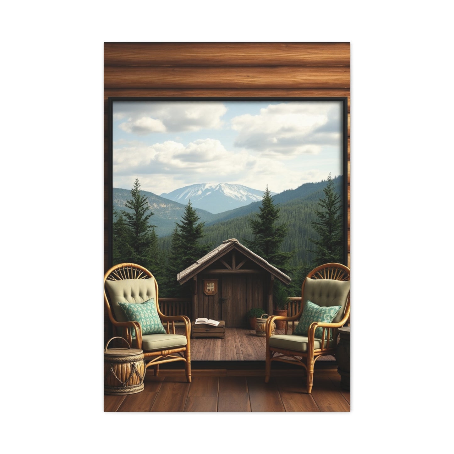 Elite Cabin & Lodge Decor Art Vision Wall Art & Canvas Print