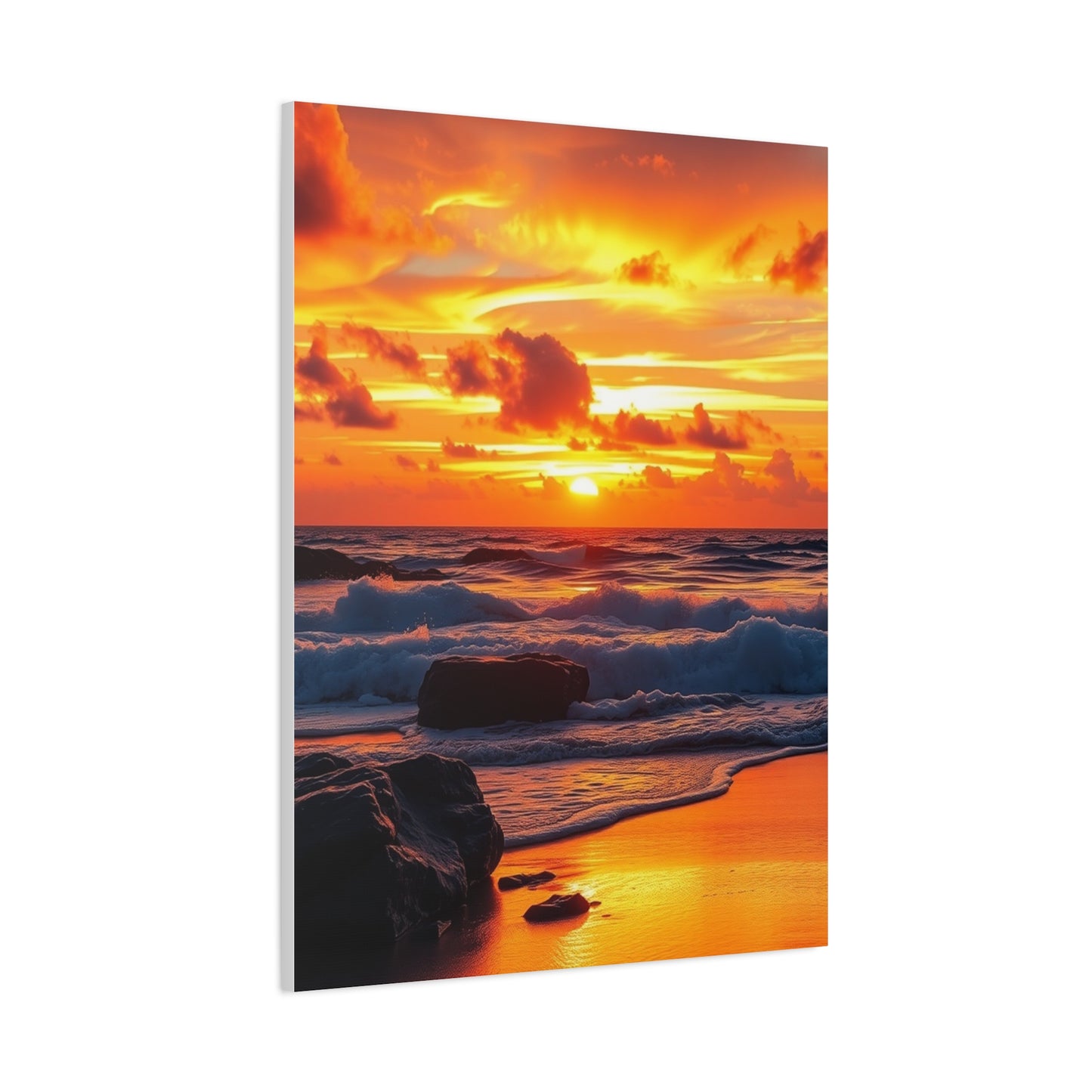 Beach Sunrise and Sunset Art Luxury Canvas Wall Art & Canvas Print