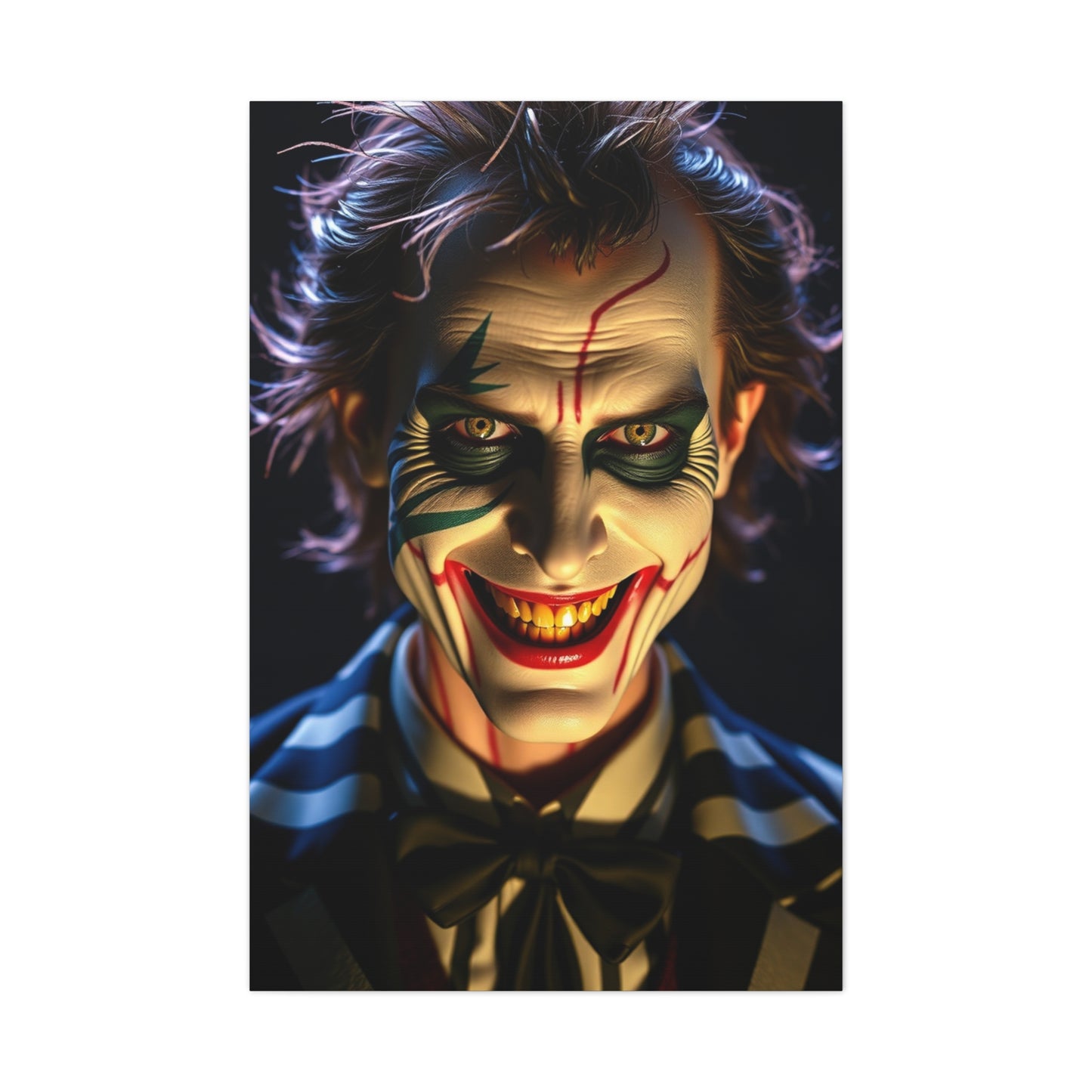 Beetlejuice (Film Series) Characters Art Luxury Canvas Wall Art & Canvas Print