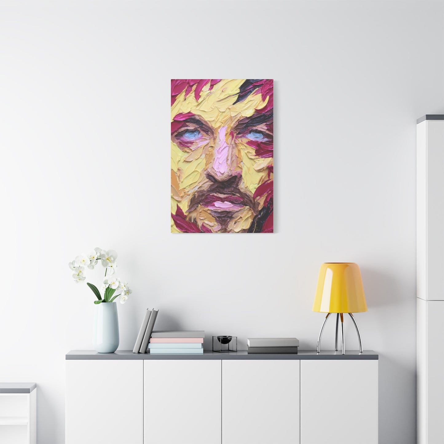 Impasto Expressionist Portrait Wall Art & Canvas Print