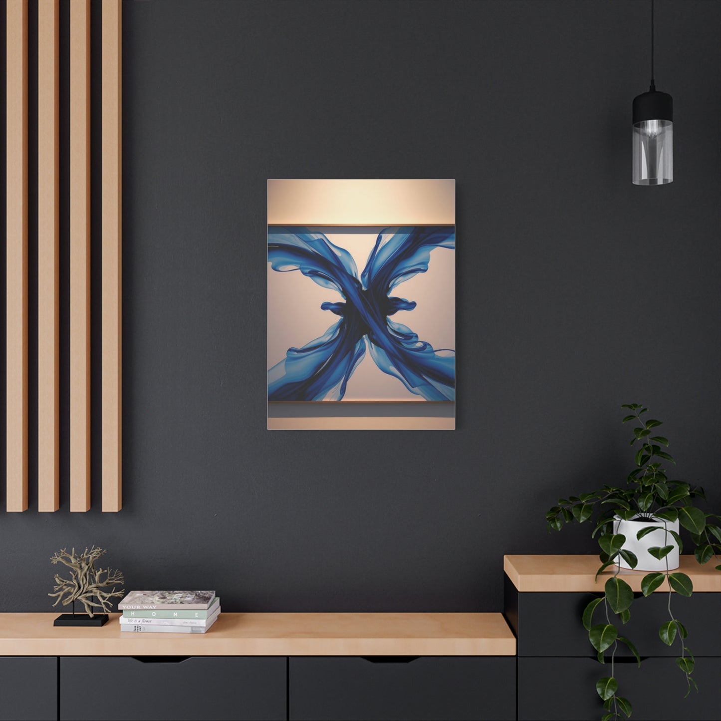Blue Abstract Art Refined Canvas Wall Art & Canvas Print