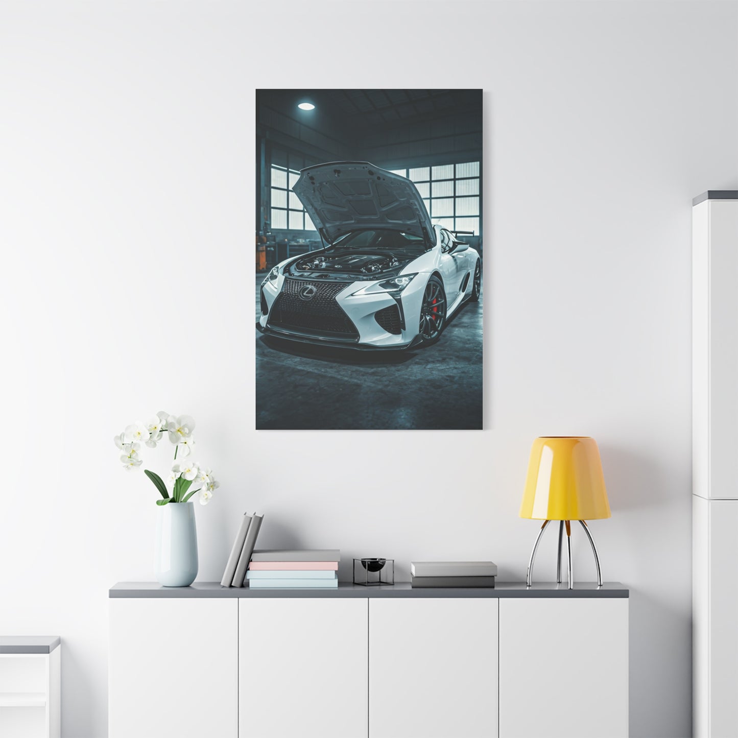 Lexus LC 500 Night Workshop Mood Wall Art & Canvas Prints