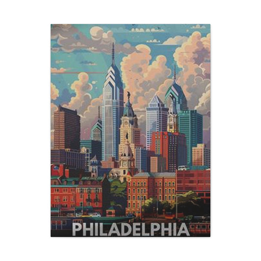 Sunny Day Of Philadelphia Wall Art & Canvas Prints
