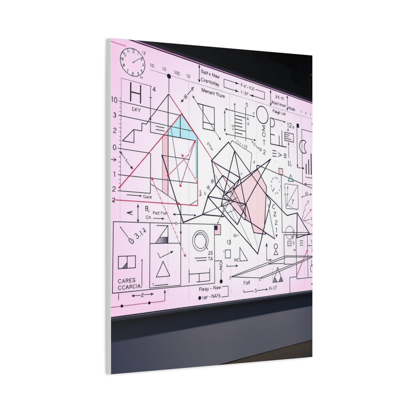 Modern Math Art for Creative Spaces Supreme Gallery Wall Art & Canvas Print