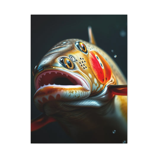Elite Trout Art Vision Wall Art & Canvas Print