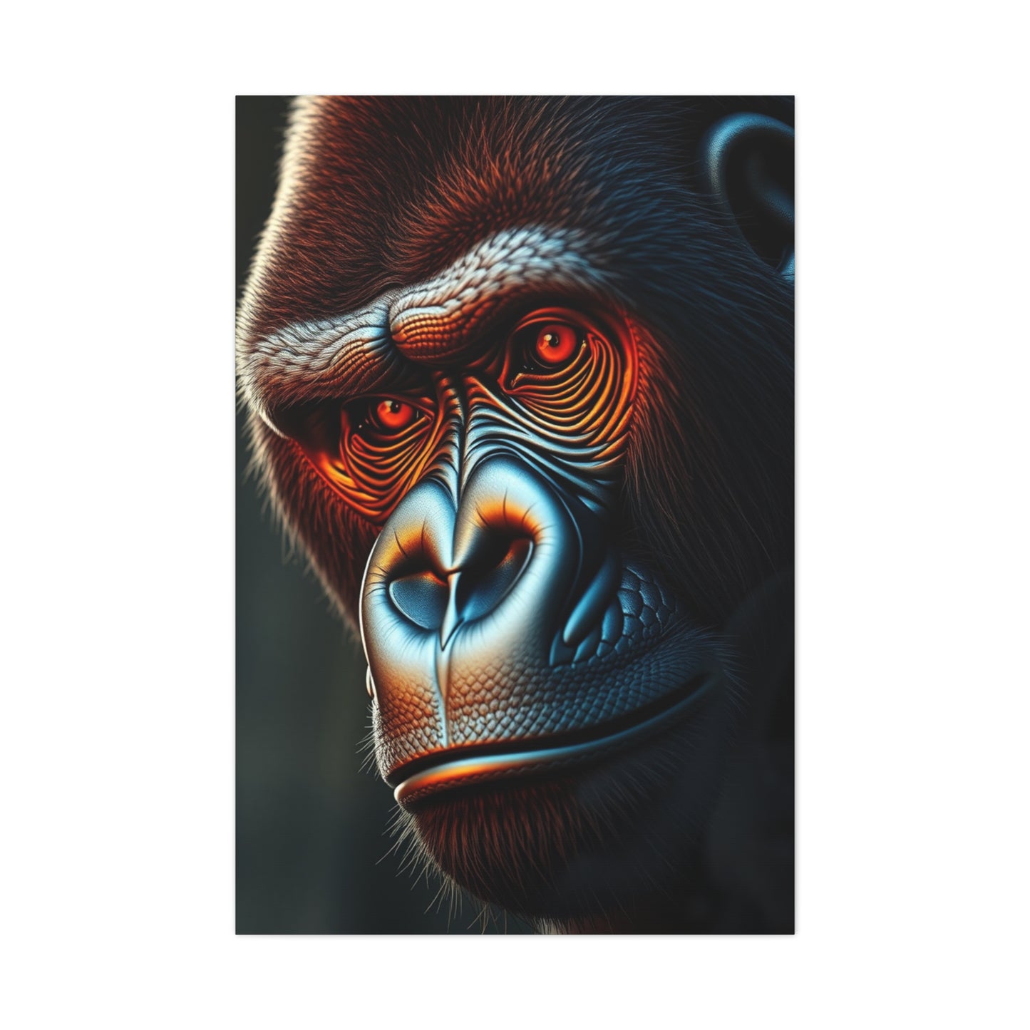 Gorilla Art Luxury Canvas Wall Art & Canvas Print