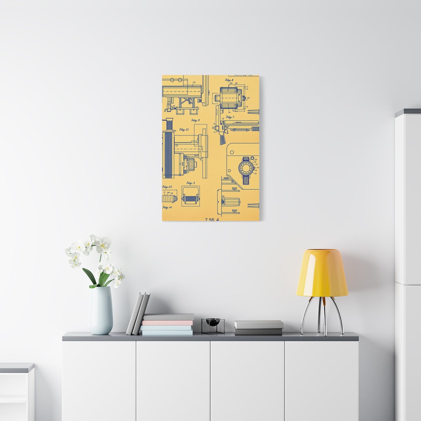 Blueprint & Patent Sketches Art Supreme Gallery Wall Art & Canvas Print