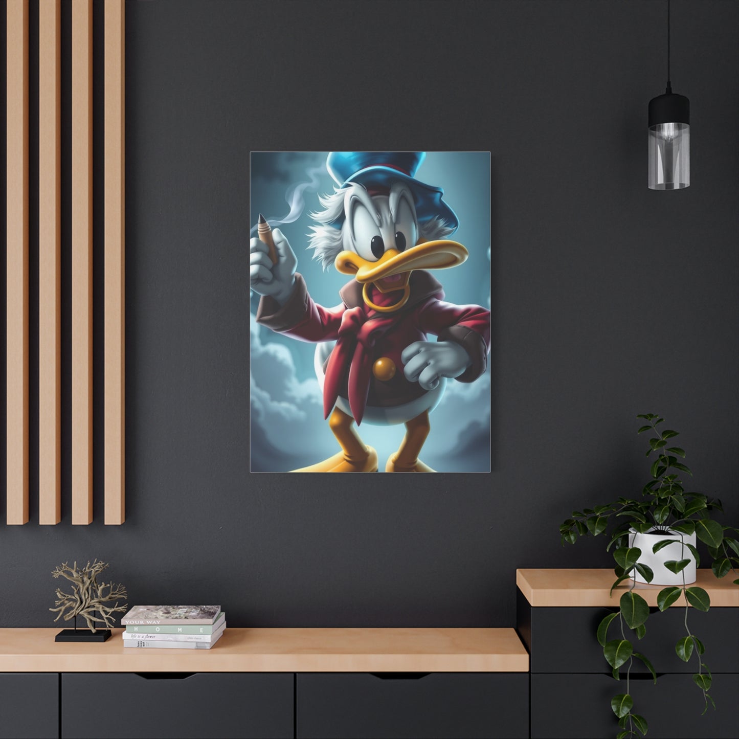 Sumptuous Feathers Canvas Wall Art & Canvas Print