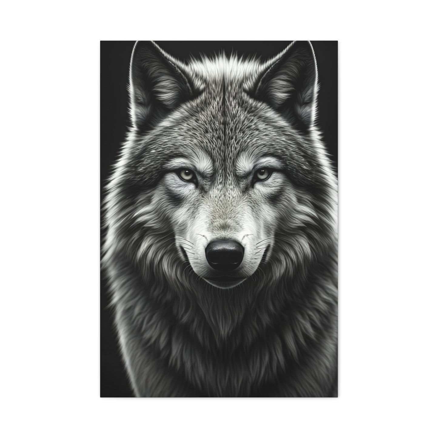 Arctic Wolf Intense Portrait Wall Art & Canvas Prints