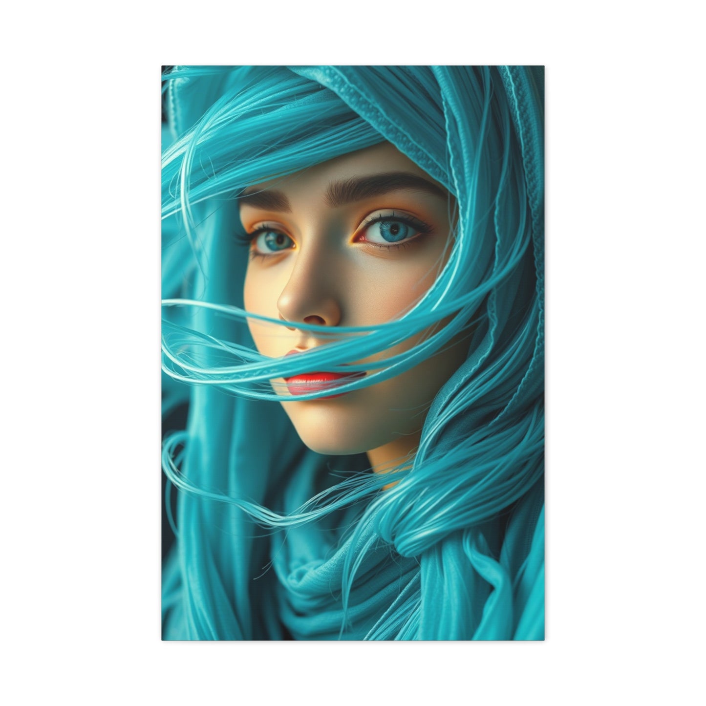 Cerulean Elegance Artwork wall art & canvas print