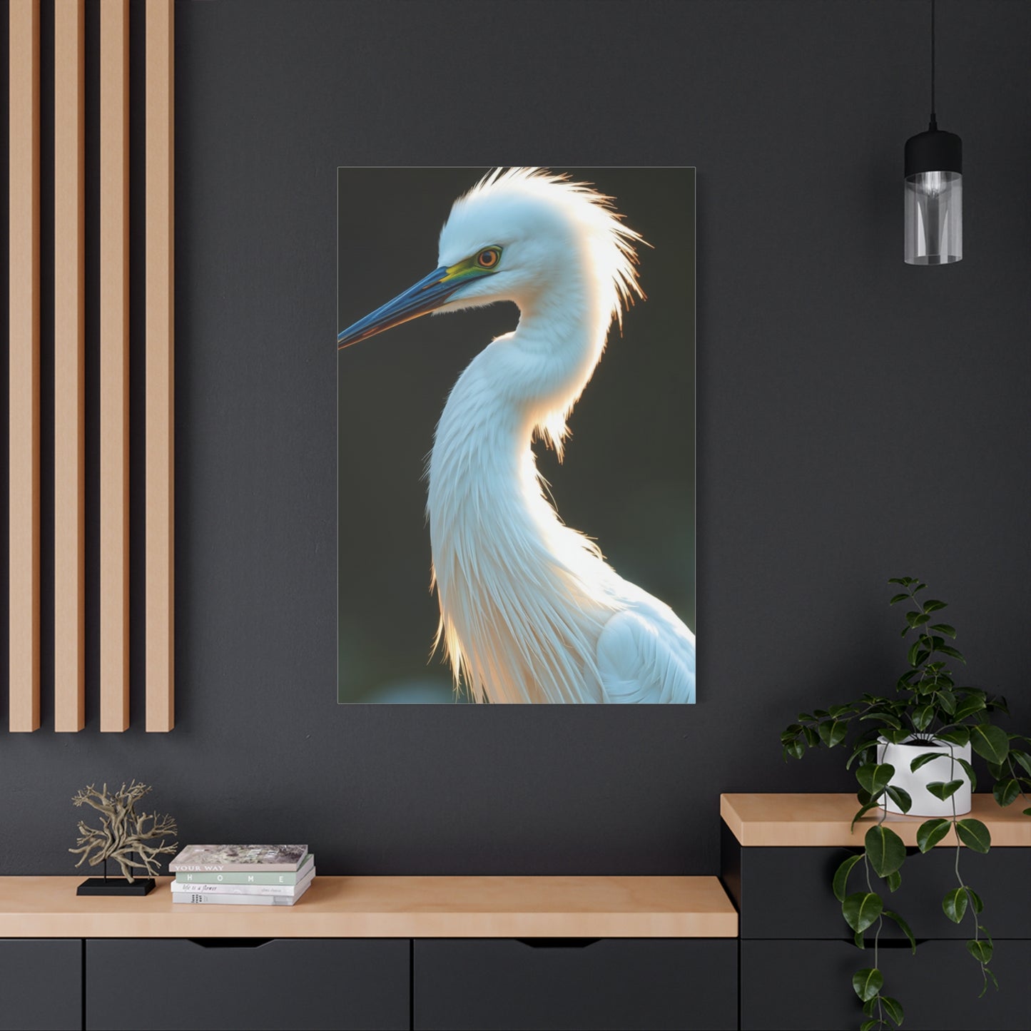 Supreme Egret Art Collection Wall Art & Canvas Print