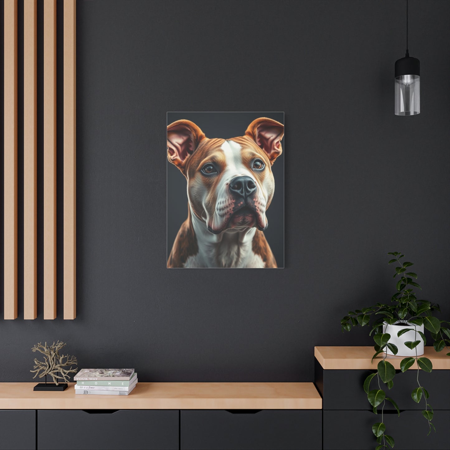 Masterpiece Pit Bull Art Vision Wall Art & Canvas Print