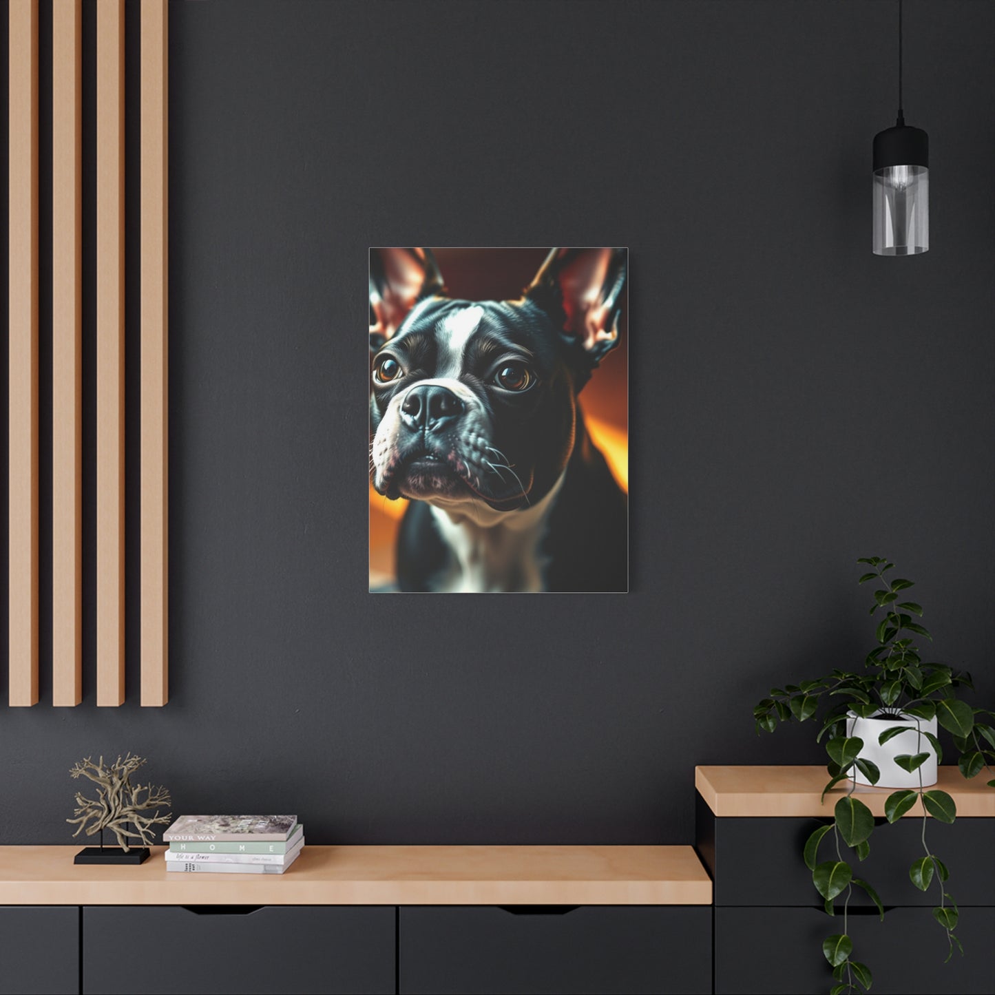 Boston Terrier Art Luxury Canvas Wall Art & Canvas Print