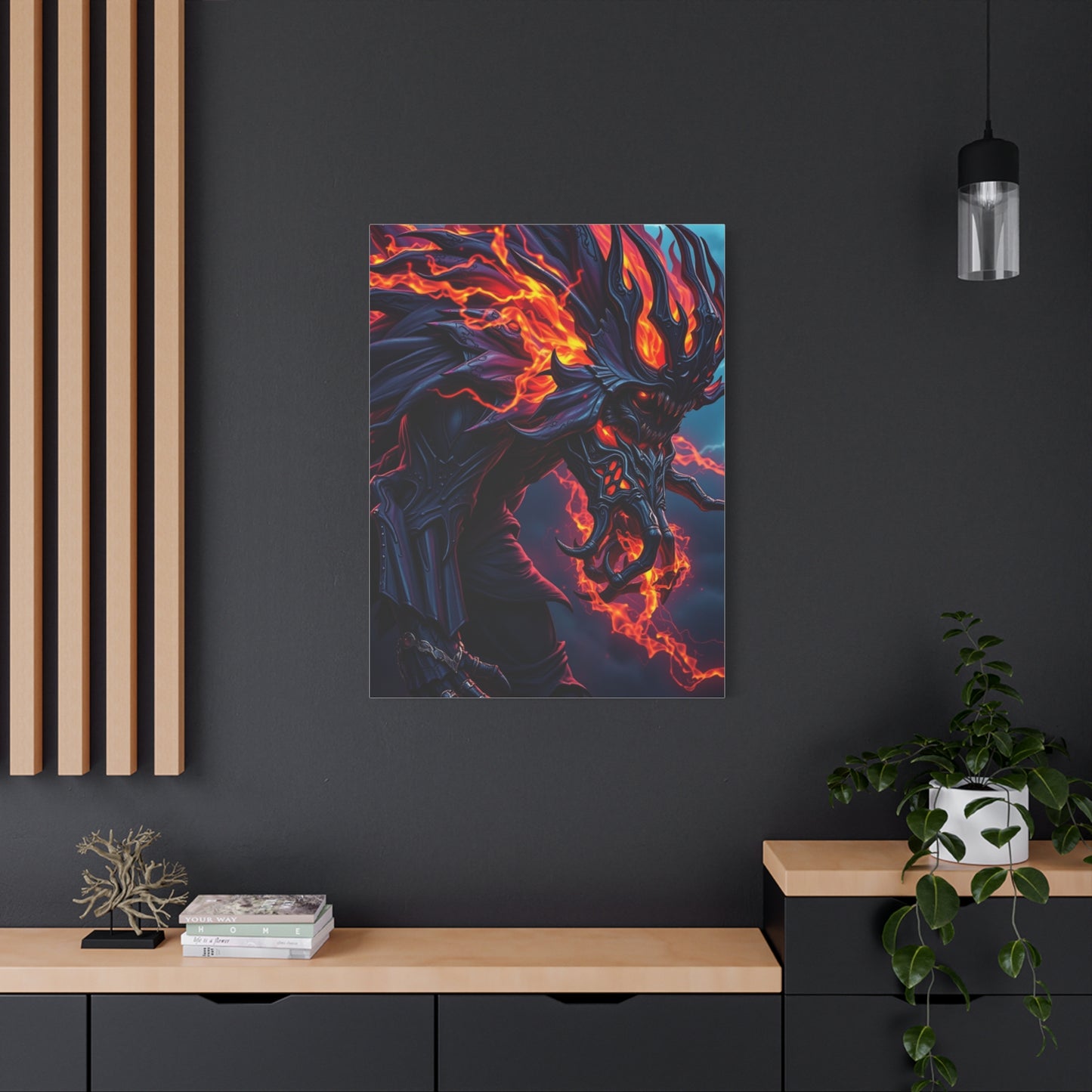 Ebon Thunder Reverie Wall Art & Canvas Print