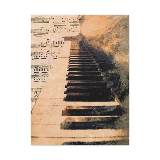 Piano Keys Painting Wall Art & Canvas Prints