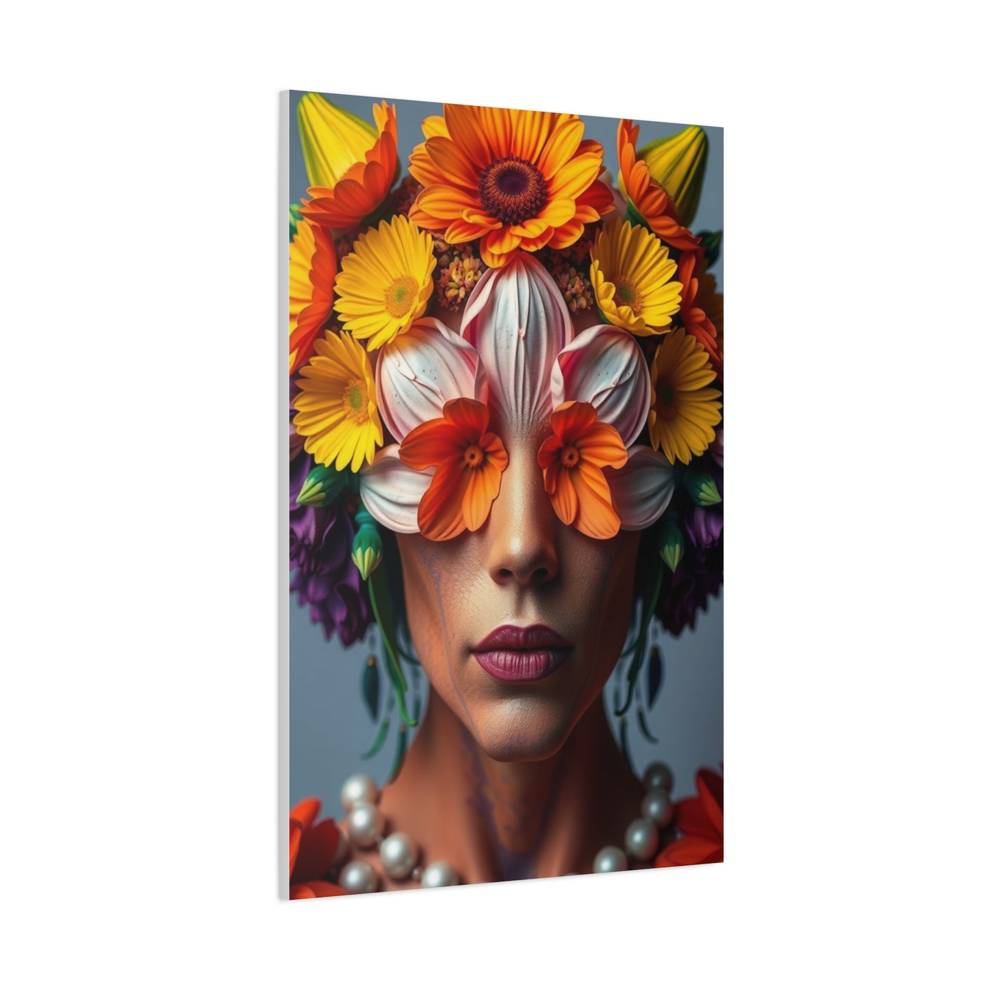 Petal Crown Reverie Wall Art & Canvas Print
