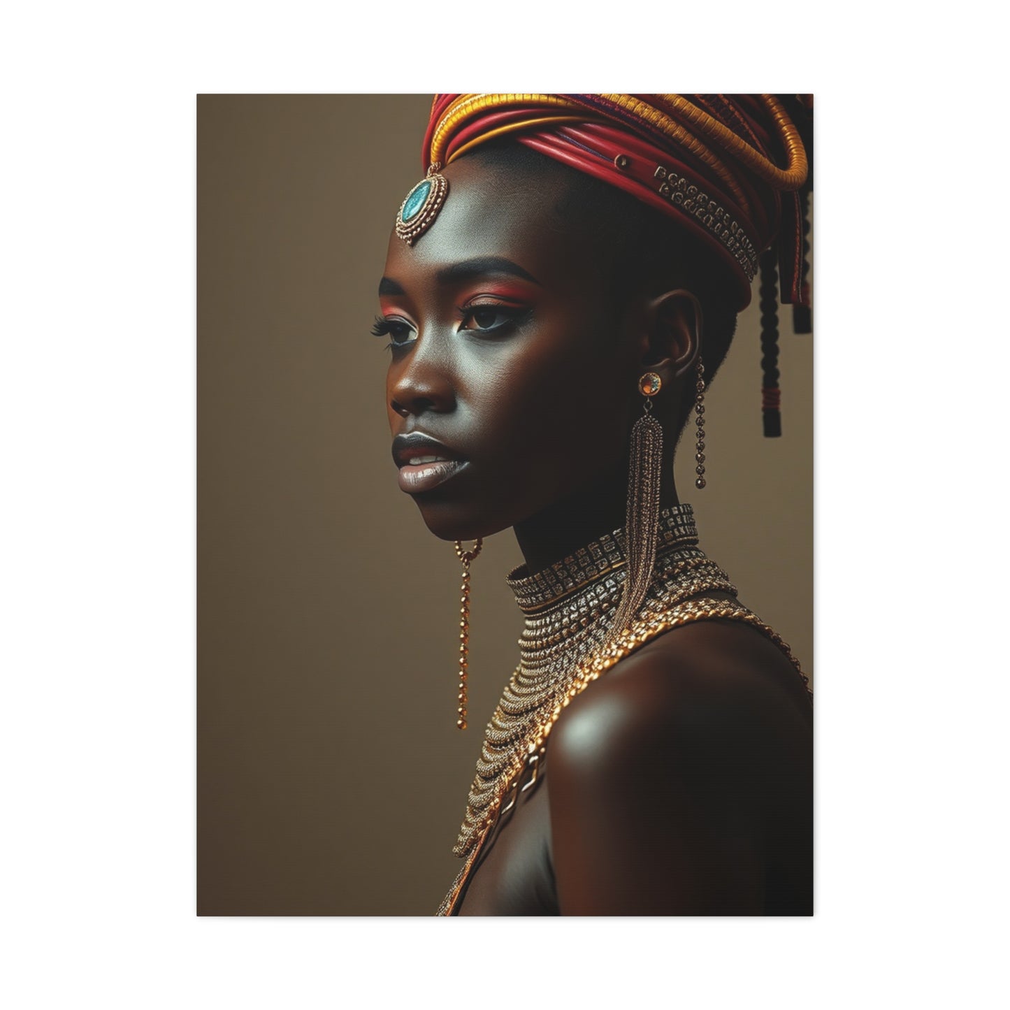 Elite Afrofuturism Art Vision Wall Art & Canvas Print