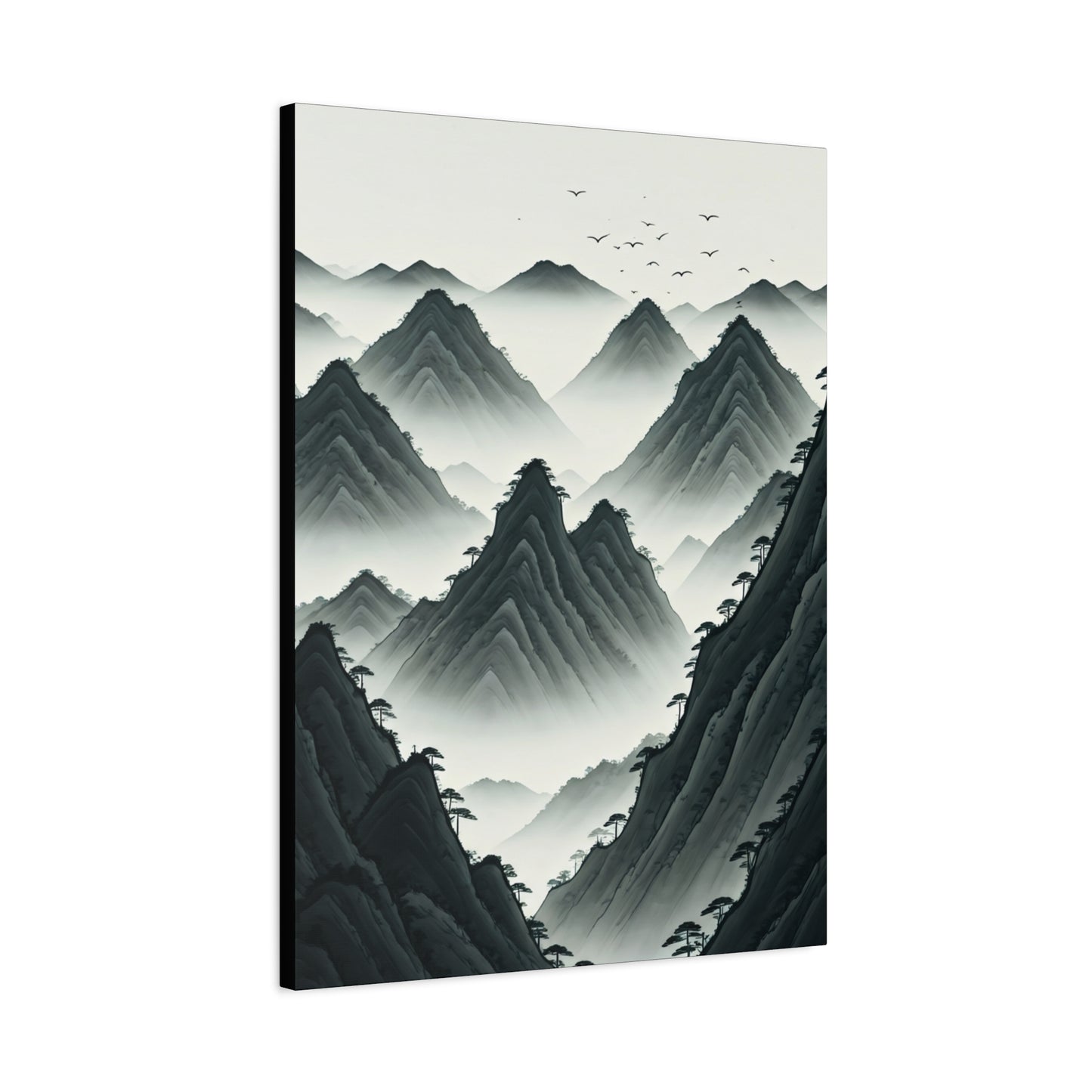 Whispering Peaks Mist Wall Art & Canvas Prints