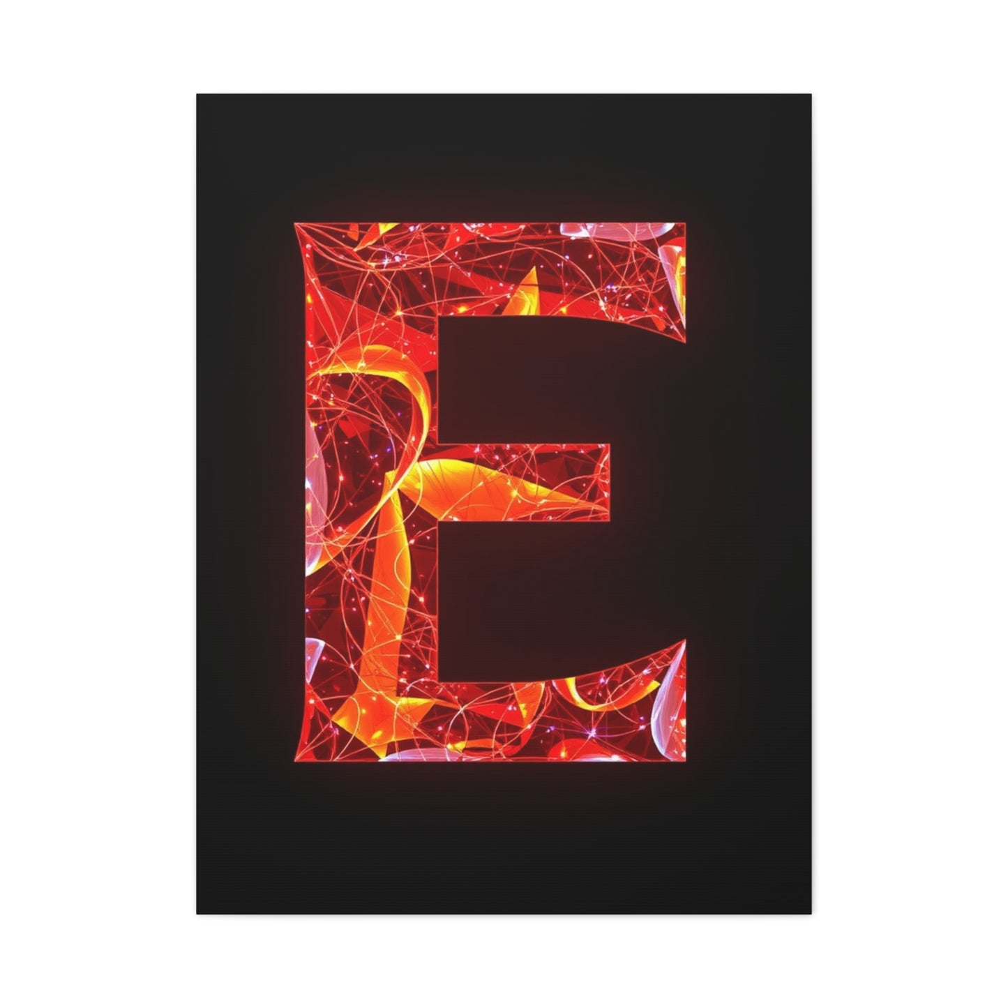 Elite The Letter E - Art Vision Wall Art & Canvas Print